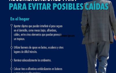 Recomendaciones para evitar posibles caidas