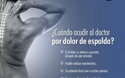 ¿Estás sintiendo dolor de espalda y no sabes cuando acudir al médico?